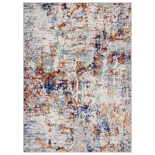 Abstract Rainbow 8675 Modern Area Rug