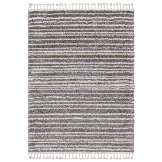 striped-shag-gray-area-rug