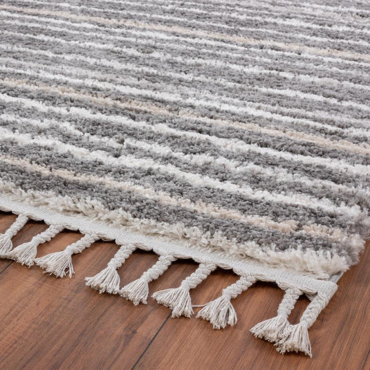 striped-shag-gray-area-rug