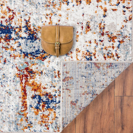 Abstract Rainbow 8675 Modern Area Rug