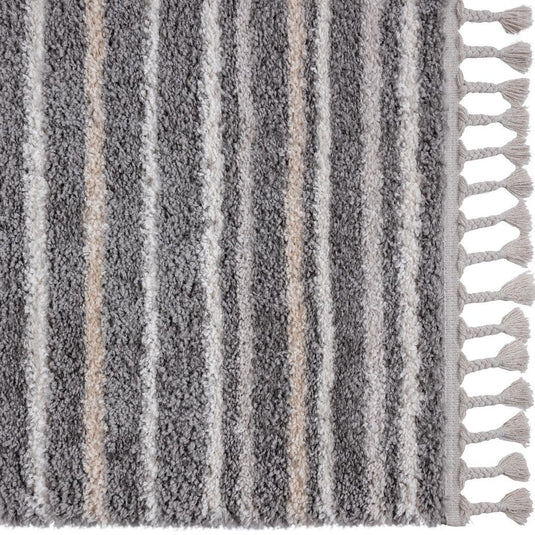 striped-shag-gray-area-rug