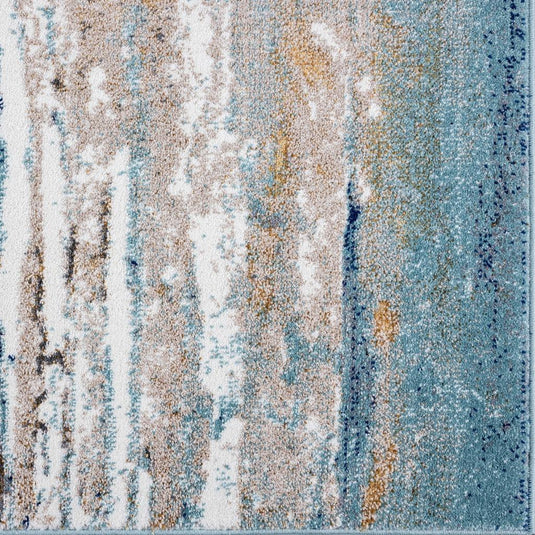 Coastal 9131 Abstract Area Rug