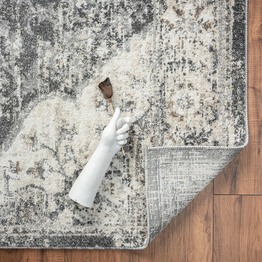 Vintage 8061 Oriental Medallion Area Rug