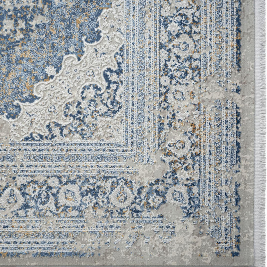 Moroccan Floral Fringe 5989 Area Rug
