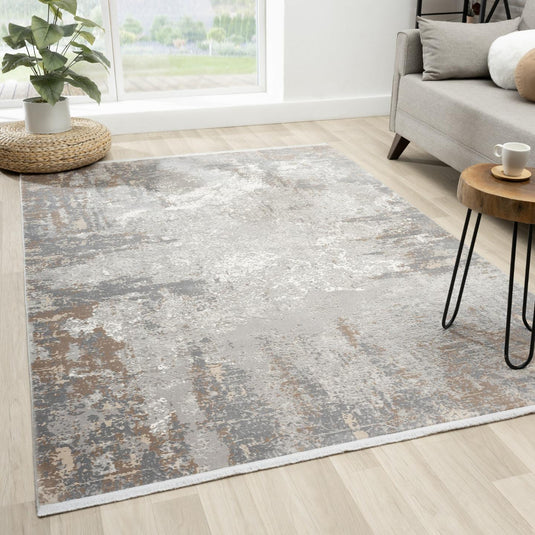 Modern Abstract Premium Fringe 5996 Area Rug