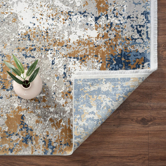 Modern Abstract Premium Fringe 5996 Area Rug