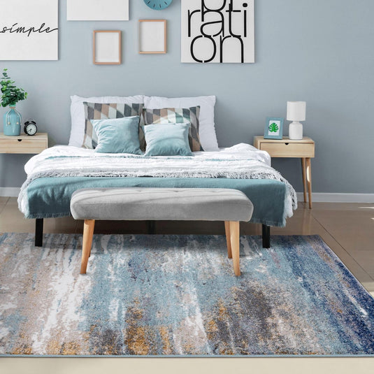 Coastal 9131 Abstract Area Rug