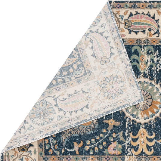 Vintage-Oriental-Blue-Area-Rug