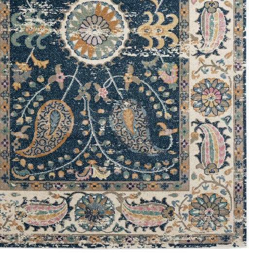 Vintage-Oriental-Blue-Area-Rug