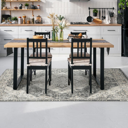 oriental-vintage-gray-dining-room-area-rug