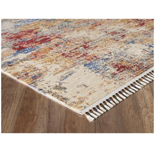Otika 8682 Abstract Fringe Area Rug