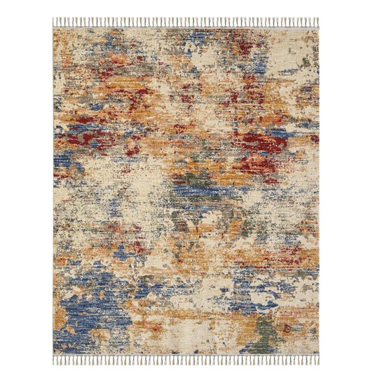 Otika 8682 Abstract Fringe Area Rug