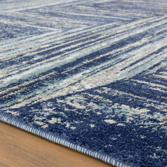 Geometric Lines 7650 Modern Area Rug