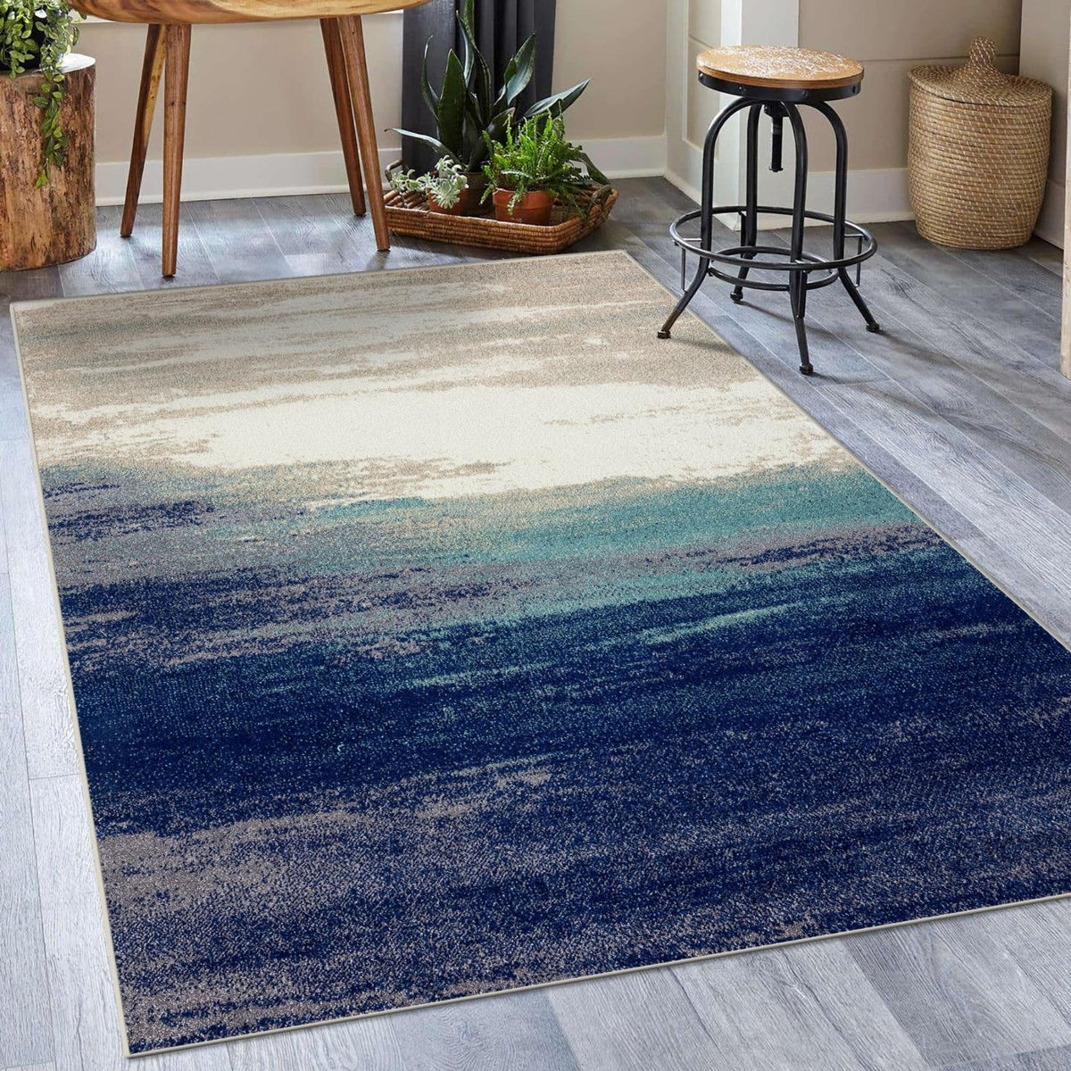 Abstract Area Rug Luxe Weavers Coastal Carpet