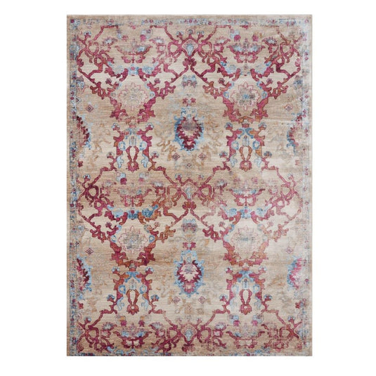 Vintage 7835 Floral Trellis Area Rug