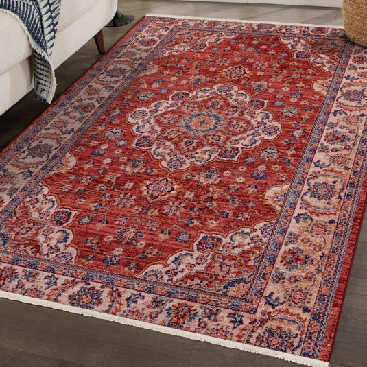 Bohemian 7244 Fringed Area Rug