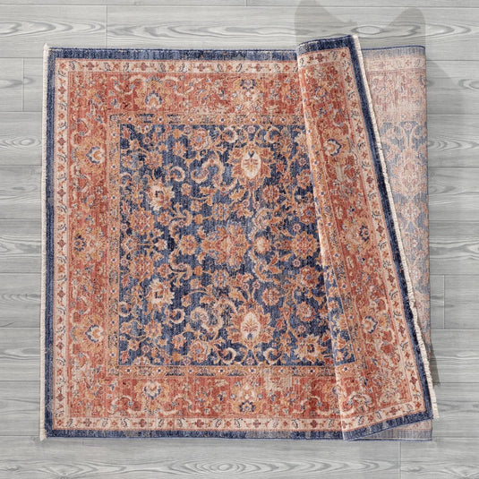 Vintage Floral Fringe 7235 Area Rug