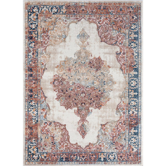Luxe Weavers Nayara Collection 7158 Cream Oriental Area Rug - Luxe Weavers