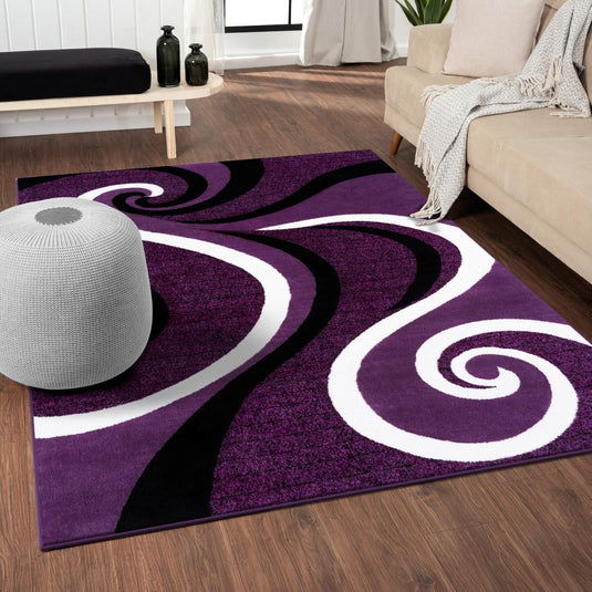 Avalon 0327 Contemporary Abstract Area Rug - Modern Area Rugs by Luxe Weavers®