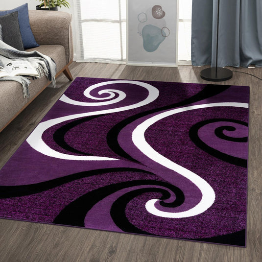 Avalon 0327 Contemporary Abstract Area Rug - Modern Area Rugs by Luxe Weavers®