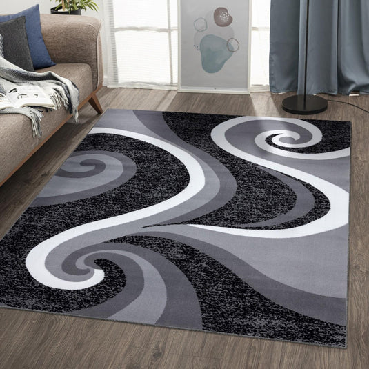 Avalon 0327 Contemporary Abstract Area Rug - Modern Area Rugs by Luxe Weavers®