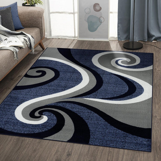 Avalon 0327 Contemporary Abstract Area Rug - Modern Area Rugs by Luxe Weavers®