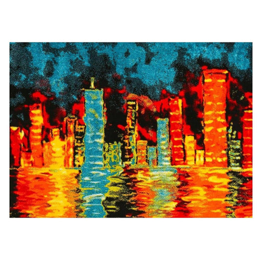 Modern Abstract 9074 Artistic Area Rug