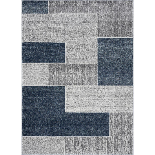 Color Block Geometric Art Deco Area Rug - Modern Area Rugs by Luxe Weavers®