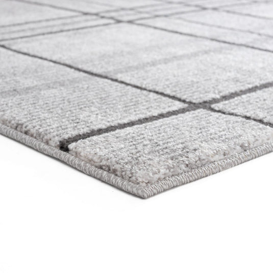 Modern Grid Geometric 7878 Area Rug