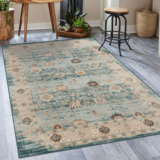 Floral Distressed 2370 Area Rug
