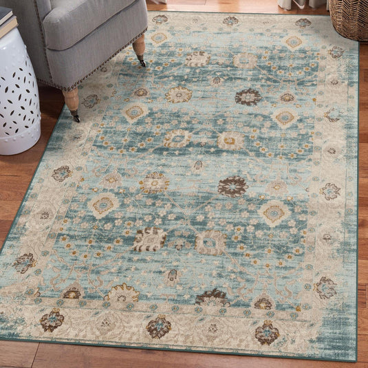 Floral Distressed 2370 Area Rug