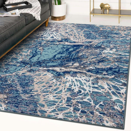 Beverly 6494 Abstract Ocean Area Rug