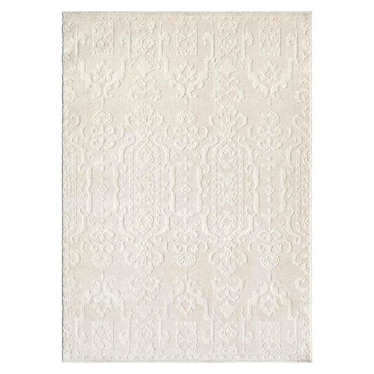 Traditional Floral Cream 139 Area Rug
