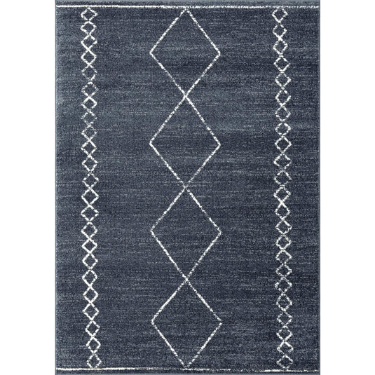 Boho Moroccan 2735 Geometric Area Rug