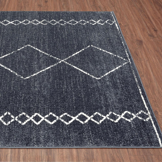 Boho Moroccan 2735 Geometric Area Rug