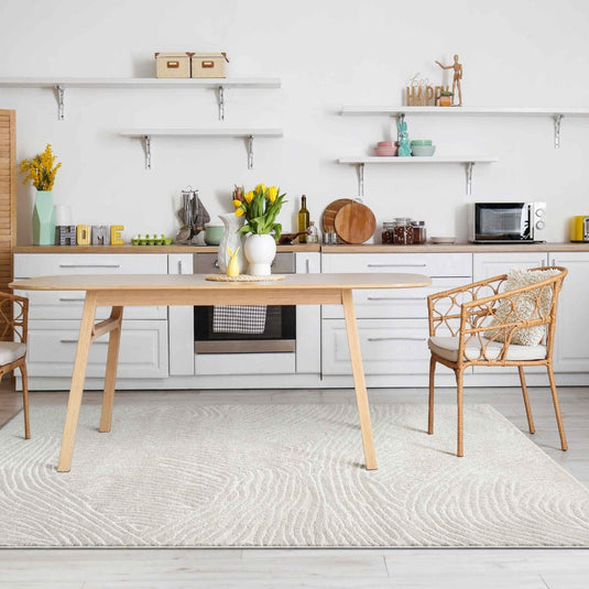 Modern Abstract 130 Wave Area Rug