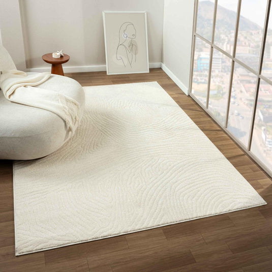 Modern Abstract 130 Wave Area Rug