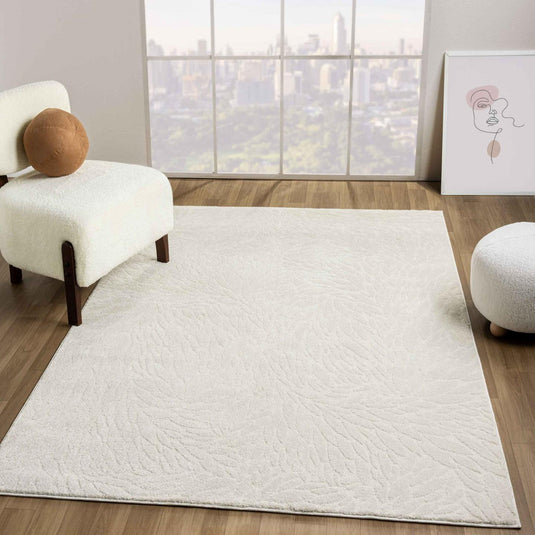 Traditional Floral Cream 142 Area Rug