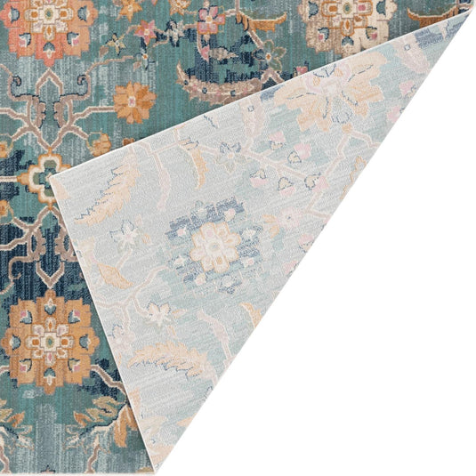 Bohemian-area-rug-turquoise