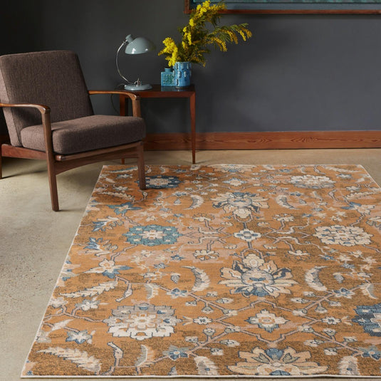 Bohemian-area-rug-orange