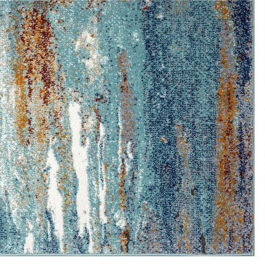 Coastal 9131 Abstract Area Rug
