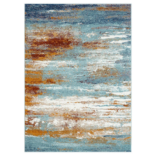 Coastal 9131 Abstract Area Rug