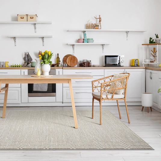 Modern Checkered Geometric 9032 Area Rug