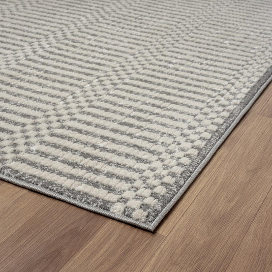 Modern Checkered Geometric 9032 Area Rug