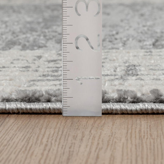 Geometric Border 9580 Textured Area Rug