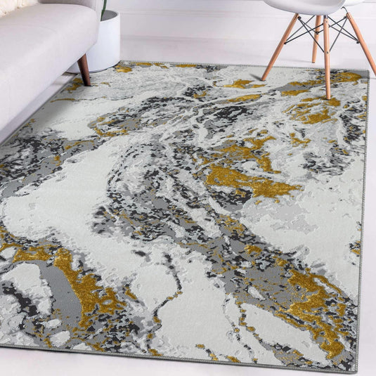Abstract Marble 3250 Area Rug