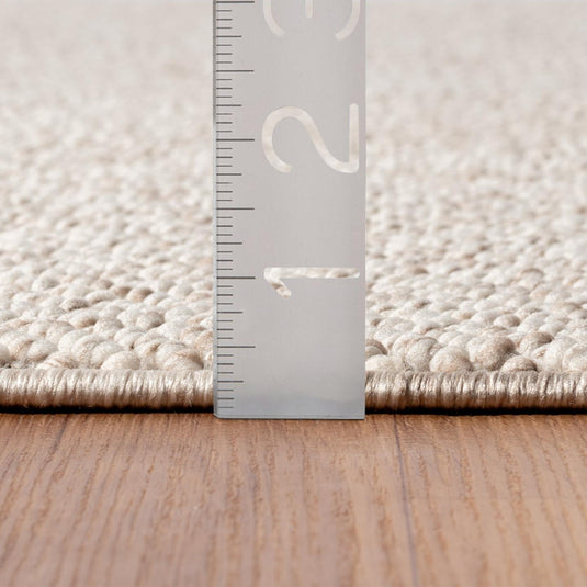 Solid Color Textured 246 Fringed Area Rug