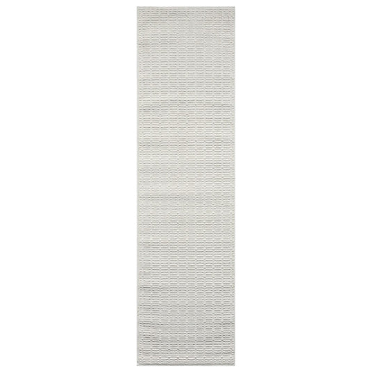 Solid 1267 Textured Cream Area Rug