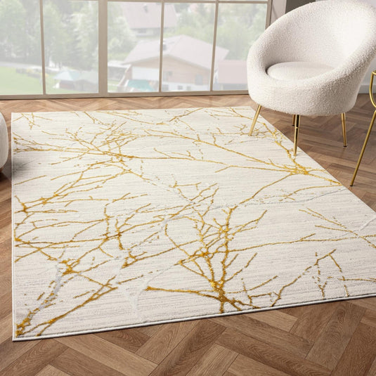 Modern 372 Abstract Branches Area Rug