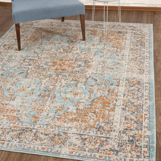 aqua-blue-medallion-rug